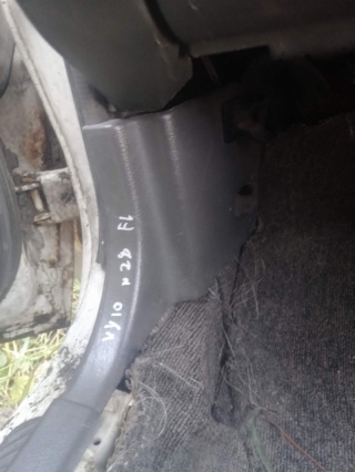 Накладка на стойку, NISSAN, SUNNY, VY10, GA13DE, 1990, F, L, низ