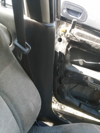 Накладка на стойку, MITSUBISHI, MIRAGE, CB3A, 4G91, 1993, L, низ