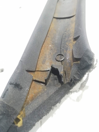Накладка на стойку, NISSAN, CEFIRO, A31, RB20DE, 1990, F, L, верх, 76912-71L00