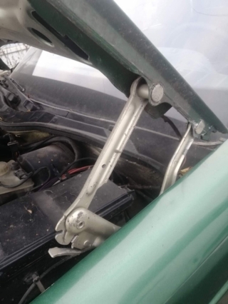 Шарнир капота, MERCEDES BENZ, S-CLASS, W126, M117 E50, L