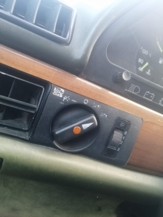 Переключатель света, MERCEDES BENZ, S-CLASS, W126, M117 E50