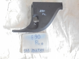 Накладка на стойку, BMW, 3-SERIES, E90, N46B, 2006, F, L, низ, 51437066989