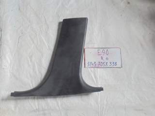 Накладка на стойку, BMW, 3-SERIES, E90, N46B, 2006, R, низ, 5143-7058338