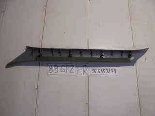 Накладка на стойку, PEUGEOT, 406, 8B, PSA6FZ10LT, 2003, F, R, верх, 9616350877