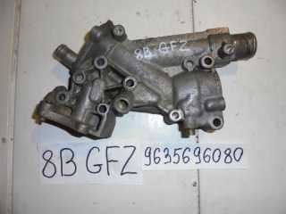 Корпус термостата, PEUGEOT, 406, 8B, PSA6FZ10LT, 2003, 9635696080