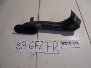 Воздуховод, PEUGEOT, 406, 8B, PSA6FZ10LT, 2003, F, R, низ, 9618081580