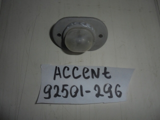 Подсветка заднего номера, HYUNDAI, ACCENT II, LC, G4EC, 2005, 92501-296