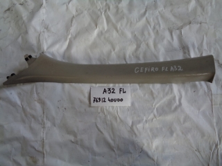 Накладка на стойку, NISSAN, CEFIRO WAGON, A32, VQ20DE, 1998, F, L, верх, 76912-40U00