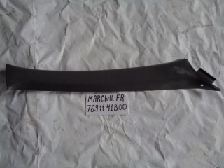 Накладка на стойку, NISSAN, MARCH, K11, CG10DE, 1998, F, R, верх, 7691141B00