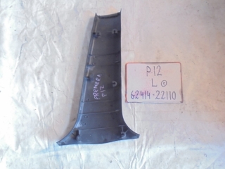 Накладка на стойку, NISSAN, PRIMERA, P12, QG18DE, 2002, L, низ, 62414-22110