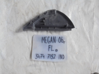 Накладка на торпеду, RENAULT, MEGANE, LM05, K4MC813, 2007, F, L, 347471521ND