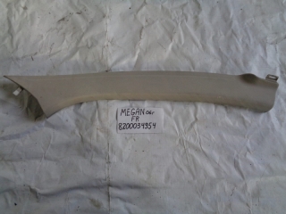 Накладка на стойку, RENAULT, MEGANE, LM05, K4MC813, 2007, F, R, верх, 8200034954