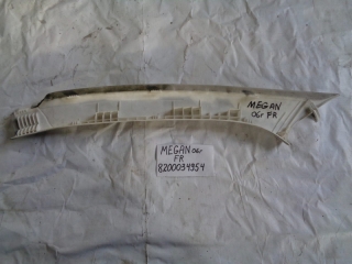 Накладка на стойку, RENAULT, MEGANE, LM05, K4MC813, 2007, F, R, верх, 8200034954