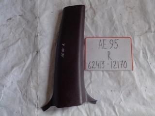 Накладка на стойку, TOYOTA, COROLLA, AE95, 4A-FE, 89-91, R, низ, 62413-12170