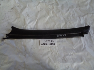 Накладка на стойку, TOYOTA, COROLLA, CE97, 1C, 1987-1991, F, L, верх, 62212-13030