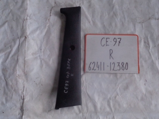 Накладка на стойку, TOYOTA, COROLLA, CE97, 1C, 1987-1991, R, 62411-12380