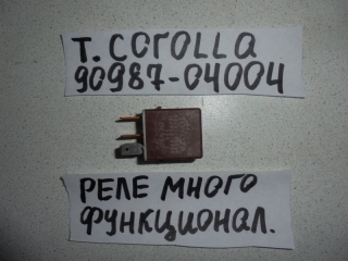 Реле, TOYOTA, COROLLA, NZE121, 1NZ-FE, 2001, 90987-04004