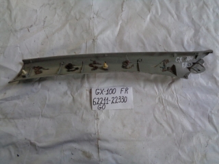 Накладка на стойку, TOYOTA, CRESTA, GX100, 1G-FE, 1998, F, R, верх, 62211-22330