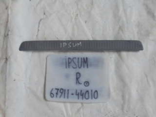 Накладка на порог внутренняя, TOYOTA, IPSUM, SXM10, 3S-FE, 1996, R, R, 67911-44010