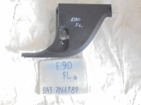 Накладка на стойку, BMW, 3-SERIES, E90, N46B, 2006, F, L, низ, 51437066989