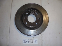 Диск тормозной, PEUGEOT, 406, 8B, PSA6FZ10LT, 2003, F, R
