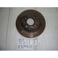 Диск тормозной, RENAULT, SANDERO, BS11, K7M710, 2012, F, L