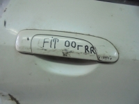 Ручка двери внешняя, HONDA, FIT, GD1, L13A, 2001, R, L
